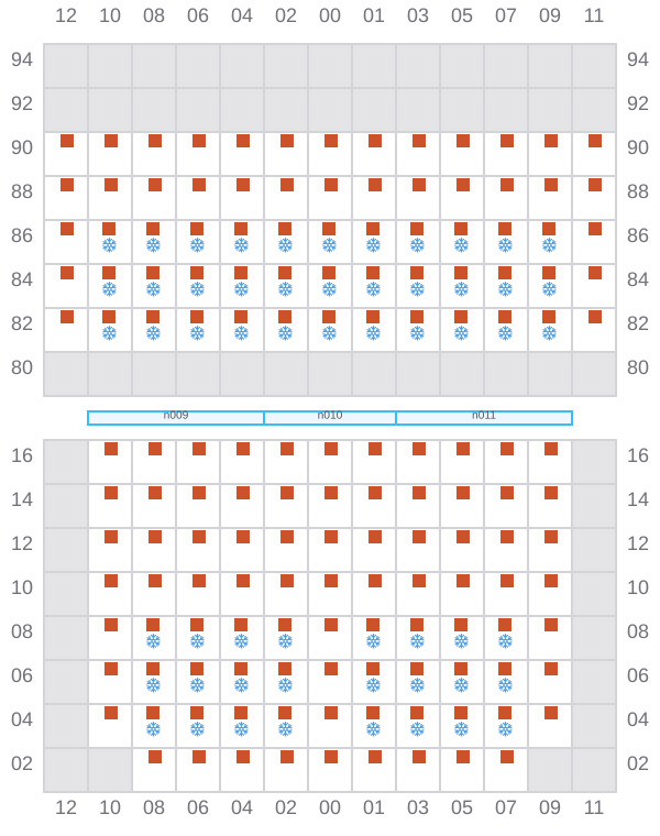 Bay 015 view and slots of GSL ELEFTHERIA