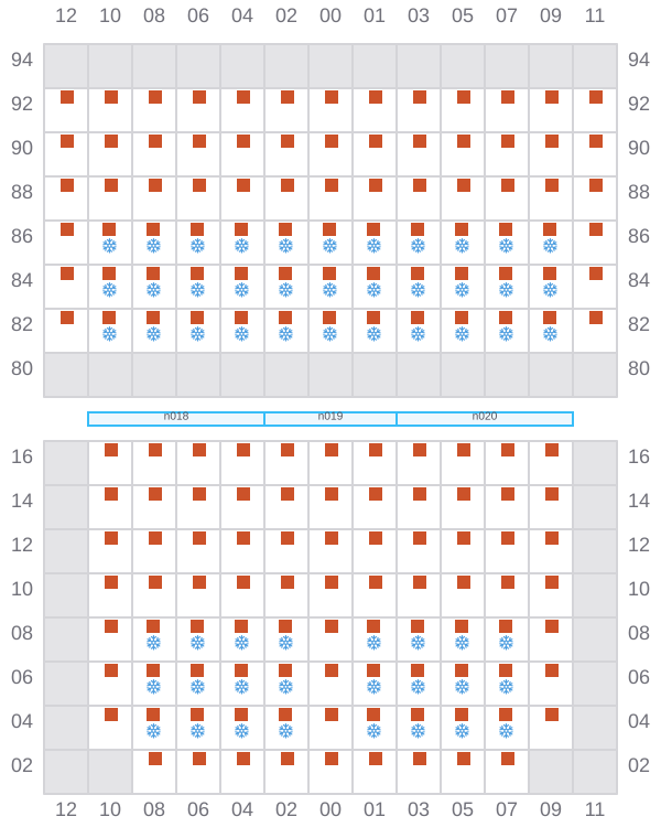 Bay 027 view and slots of GSL ELEFTHERIA