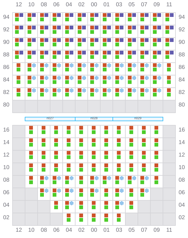 Bay 041 view and slots of GSL ELEFTHERIA