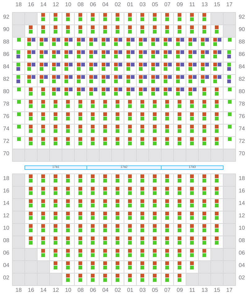 Bay 019 view and slots of MSC BOSTON