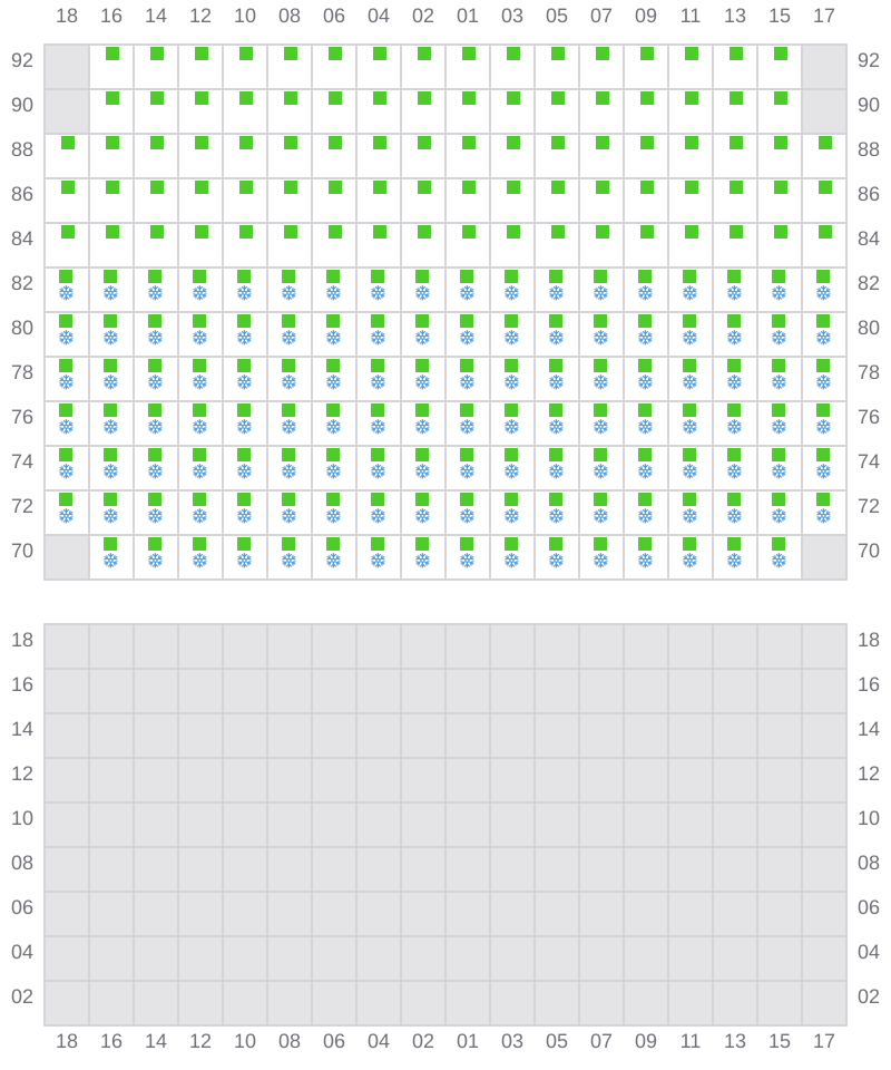 Bay 079 view and slots of MSC BOSTON