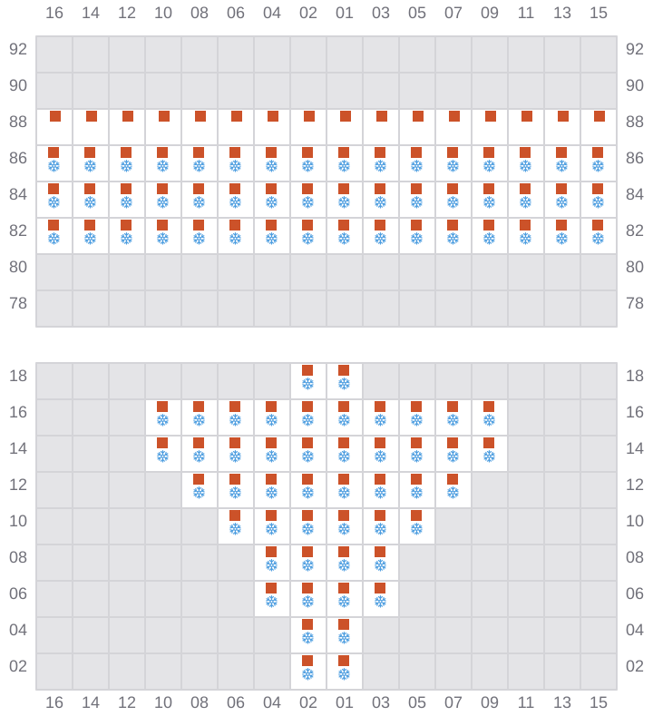 Bay 007 view and slots of RIO NEGRO