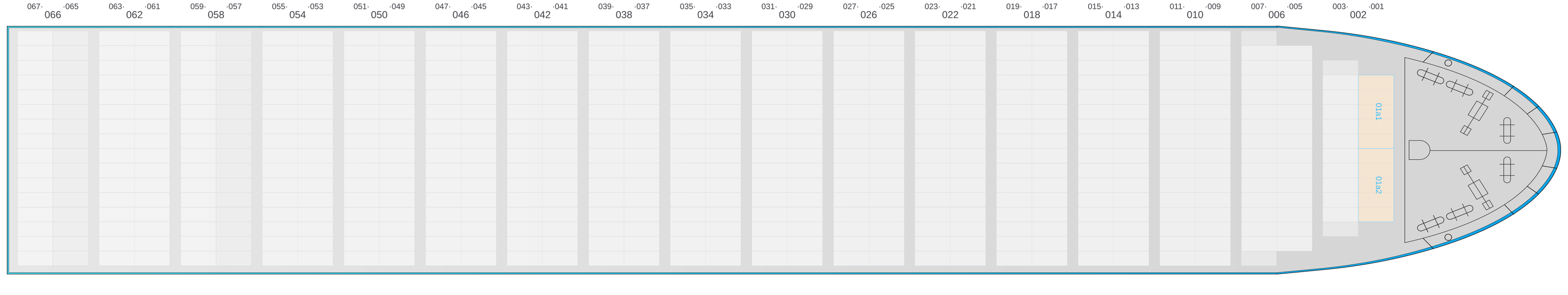 Deck view of RIO NEGRO