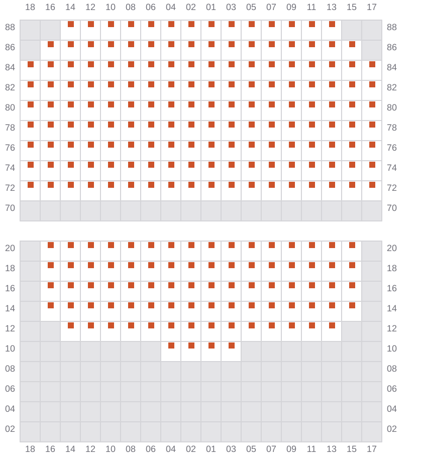 Bay 067 view and slots of YM TRAVEL
