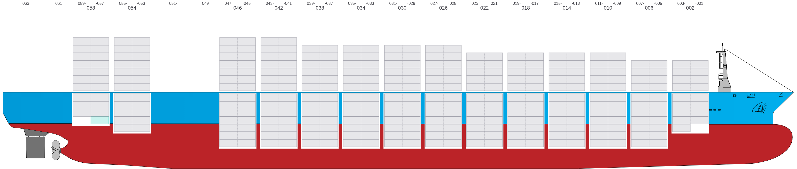 Side view of MSC ANNICK