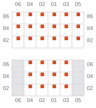Bay 009 view and slots of ANABISETIA S