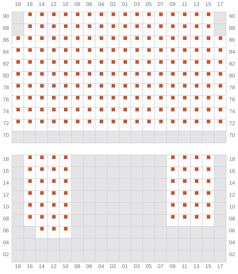 Bay 057 view and slots of EVER LOYAL
