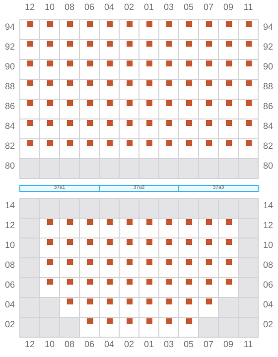 Bay 039 view and slots of CUSSLER