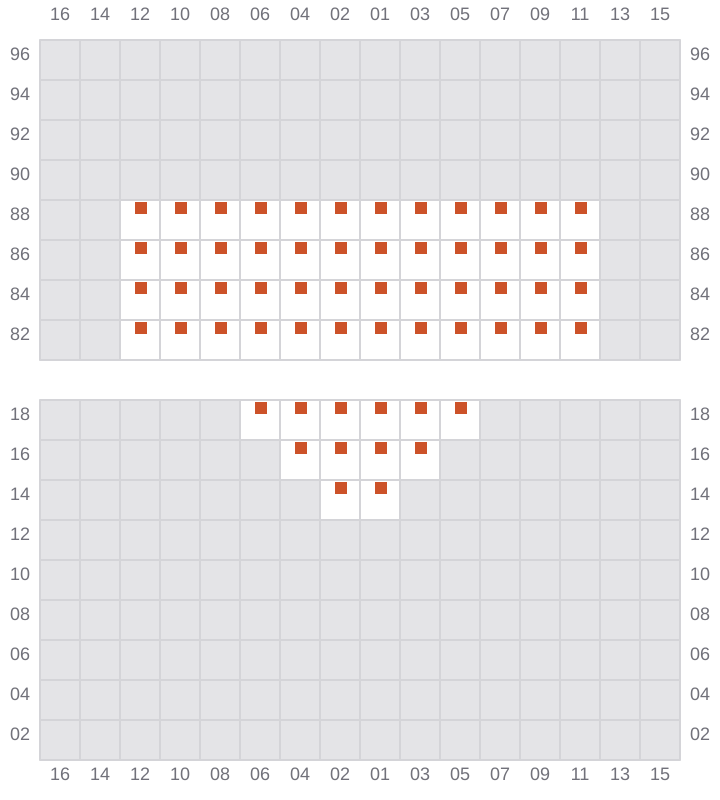 Bay 003 view and slots of YM MATURITY