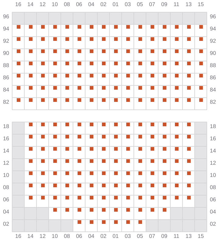 Bay 055 view and slots of YM MATURITY