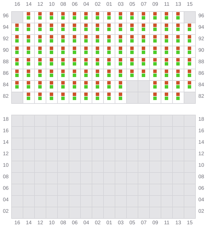 Bay 057 view and slots of YM MATURITY