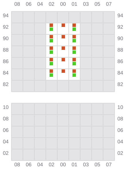 Bay 025 view and slots of ATLANTIC MONACO