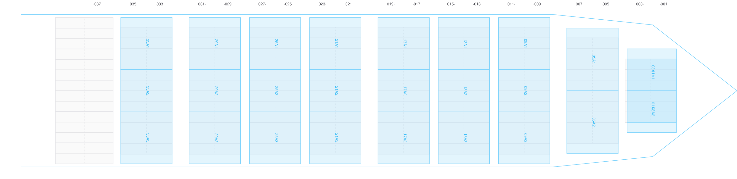 Deck view of MAERSK CHATTOGRAM