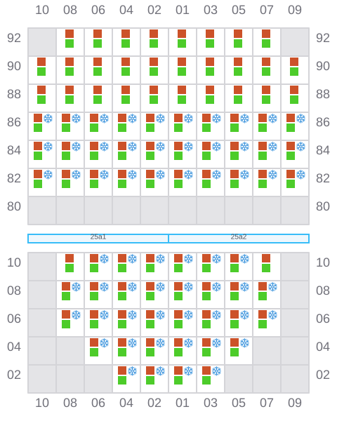 Bay 027 view and slots of AS FLORIANA