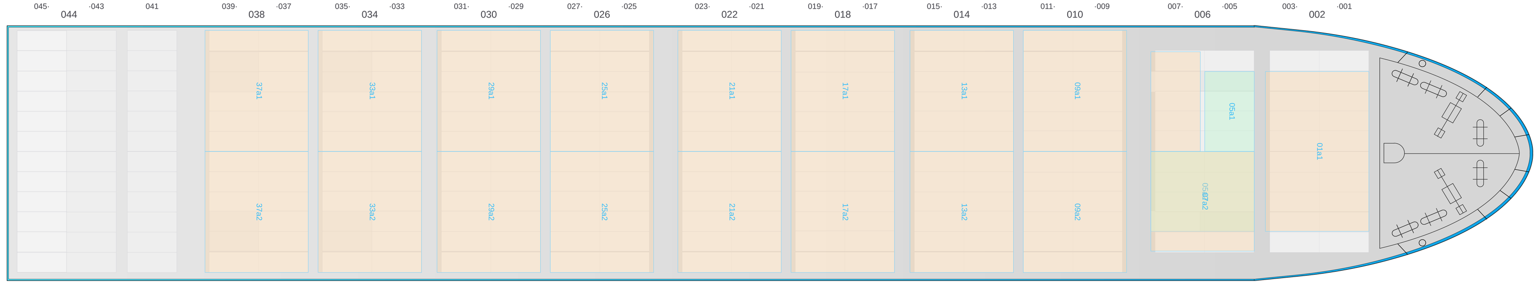 Deck view of CALLIOPE