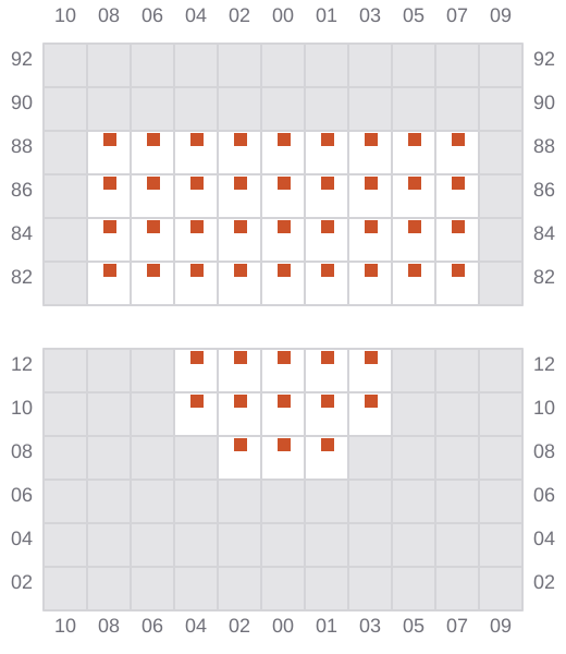 Bay 003 view and slots of DJILOR