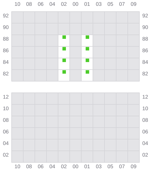 Bay 009 view and slots of DJILOR