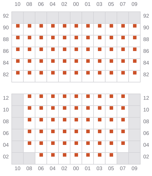 Bay 035 view and slots of DJILOR