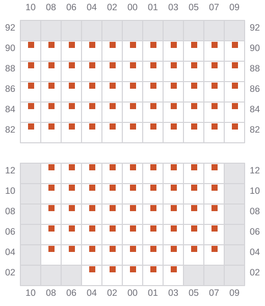 Bay 047 view and slots of DJILOR