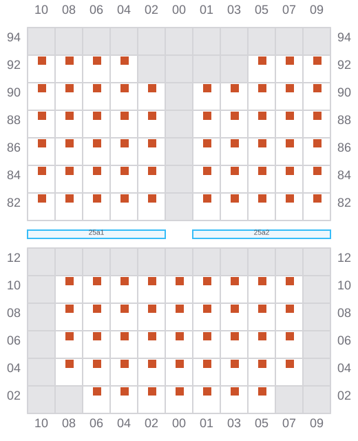 Bay 025 view and slots of LOG IN PANTANAL