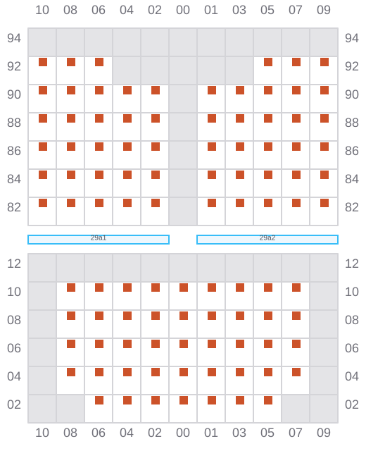 Bay 029 view and slots of LOG IN PANTANAL