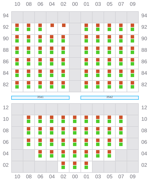 Bay 035 view and slots of LOG IN PANTANAL