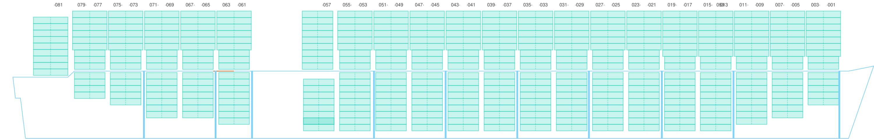 Side view of CORNELIA MAERSK