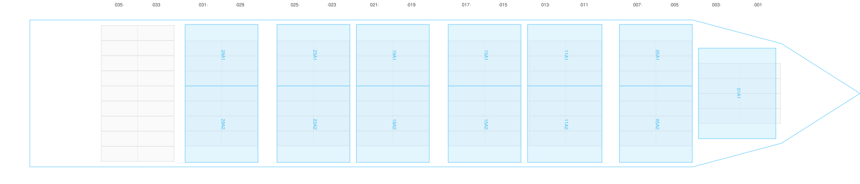 Deck view of CONTSHIP ONO