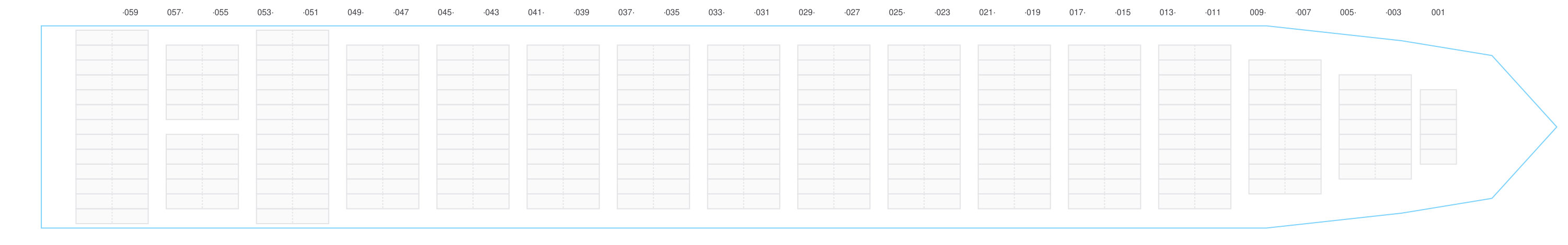 Deck view of YM EFFICIENCY