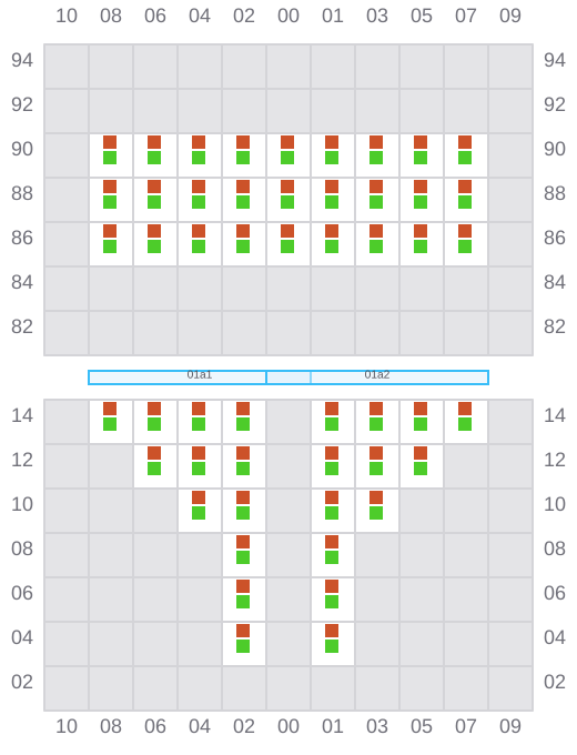 Bay 001 view and slots of BIG DOG