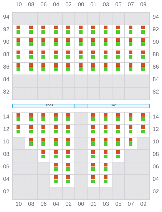 Bay 005 view and slots of BIG DOG