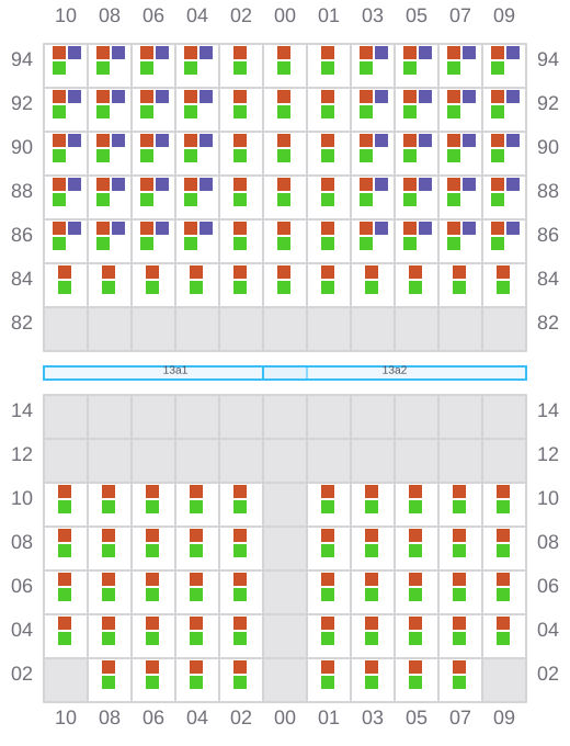 Bay 013 view and slots of BIG DOG