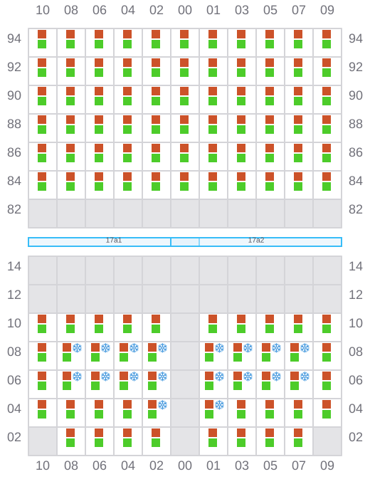 Bay 017 view and slots of BIG DOG
