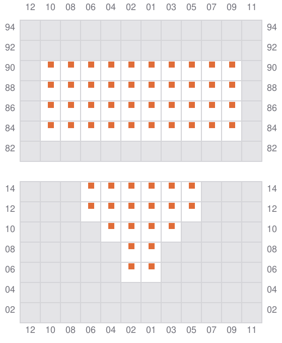 Bay 003 view and slots of CMA CGM ZANZIBAR