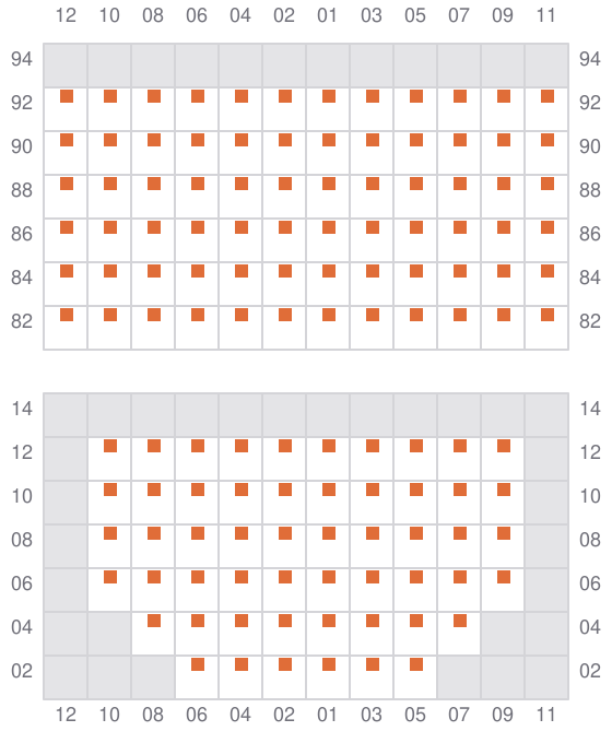 Bay 015 view and slots of CMA CGM ZANZIBAR