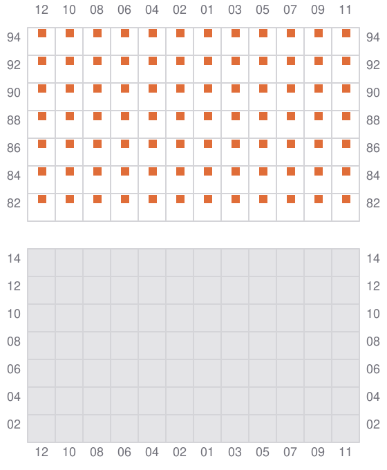 Bay 045 view and slots of CMA CGM ZANZIBAR