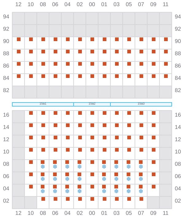 Bay 017 view and slots of CUL JAKARTA