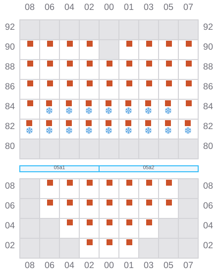 Bay 007 view and slots of MCC PALAWAN