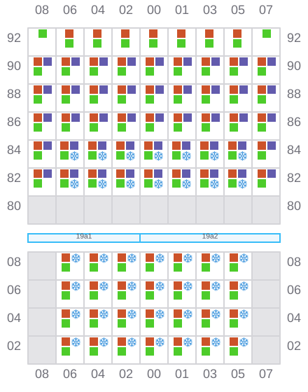 Bay 019 view and slots of MCC PALAWAN