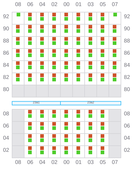 Bay 023 view and slots of MCC PALAWAN