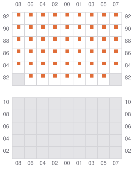 Bay 029 view and slots of DANITA