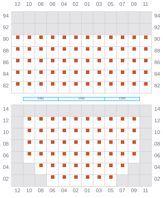 Bay 013 view and slots of VALENCE