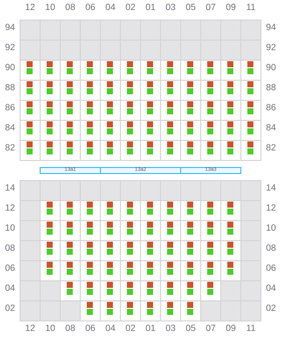 Bay 015 view and slots of VALENCE