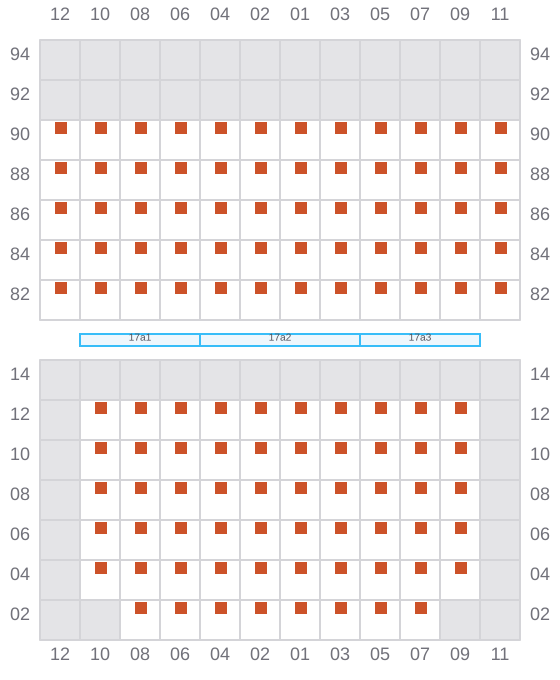 Bay 017 view and slots of VALENCE