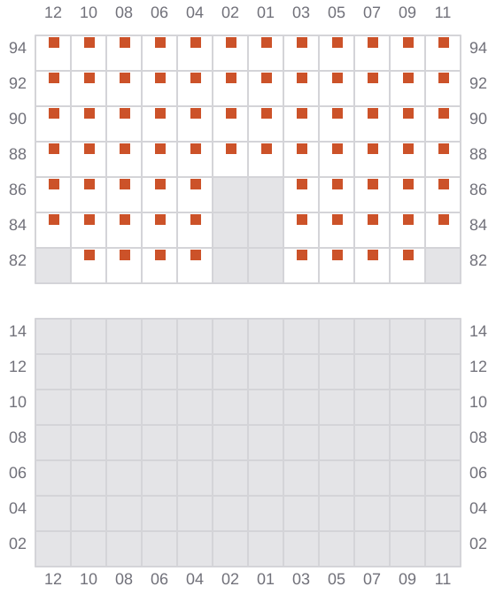 Bay 045 view and slots of VALENCE