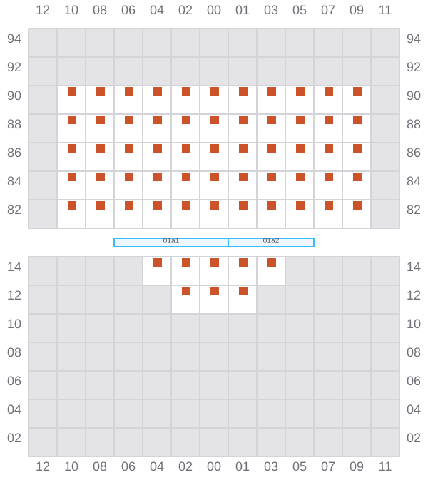 Bay 003 view and slots of DUBAI EXPRESS