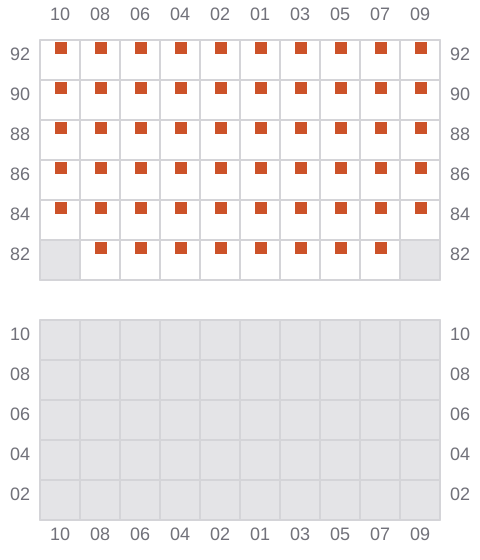 Bay 031 view and slots of DANUM 175