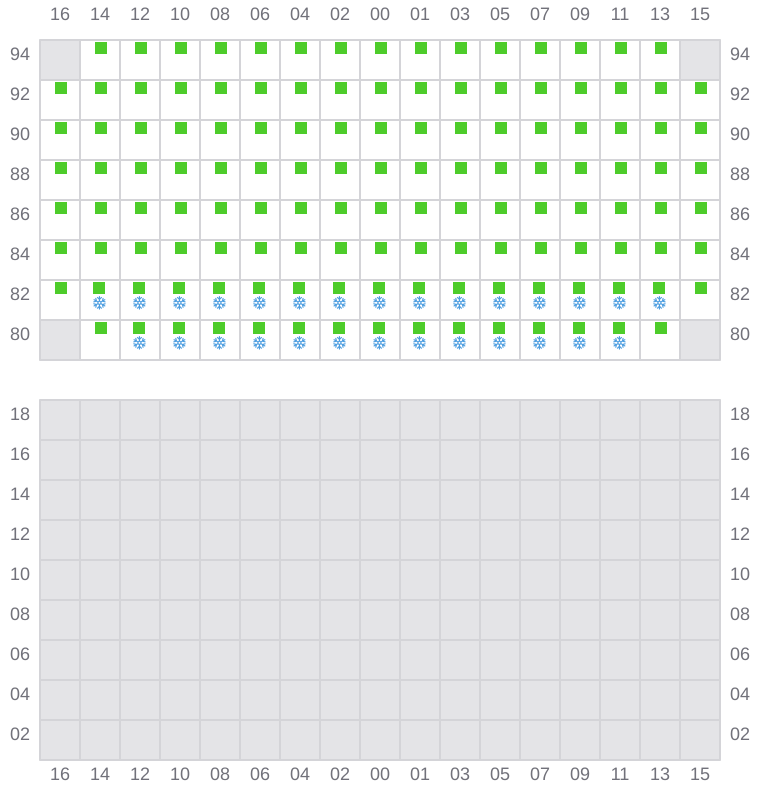 Bay 079 view and slots of CONTI CHIVALRY