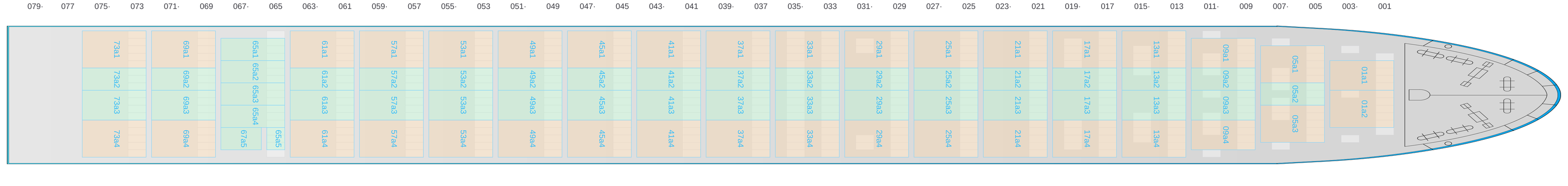 Deck view of CONTI CHIVALRY