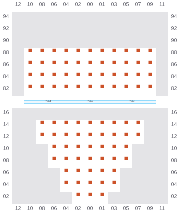 Bay 007 view and slots of HOPE ISLAND